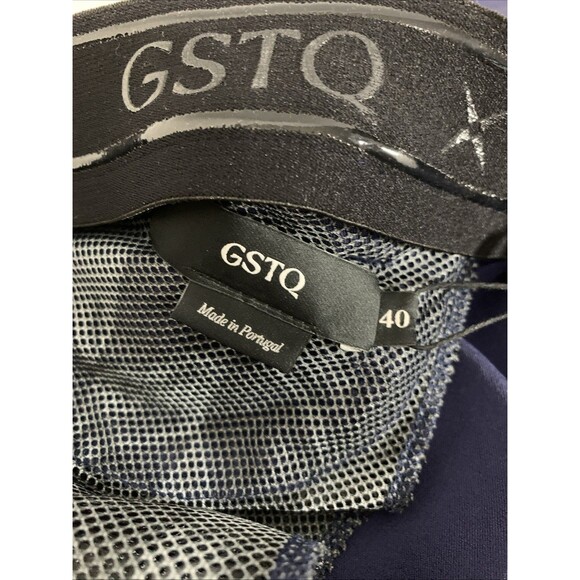 GSTQ Mens Navy 5 Pocket Performance Golf Pants Waist 40x34 NWT - Picture 5 of 7